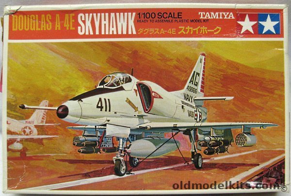 Tamiya 1/100 Douglas A-4E Skyhawk - VA88 or Australian Navy, PA1003-100 plastic model kit